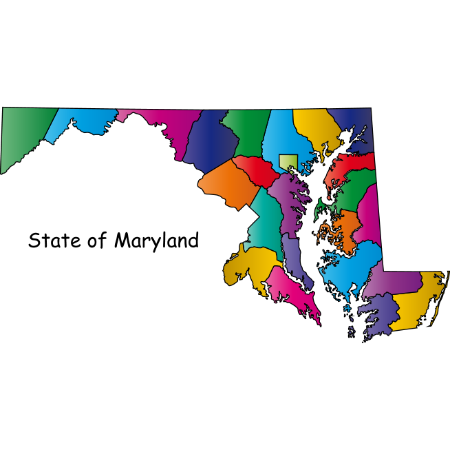 maryland Map